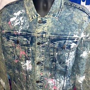 Premium Denim & Rivers Jean Jacket